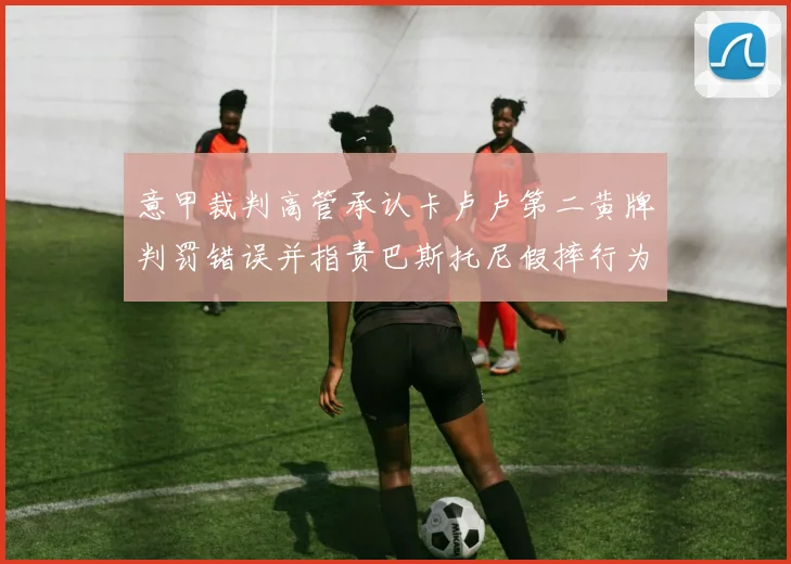 意甲裁判高管承认卡卢卢第二黄牌判罚错误并指责巴斯托尼假摔行为